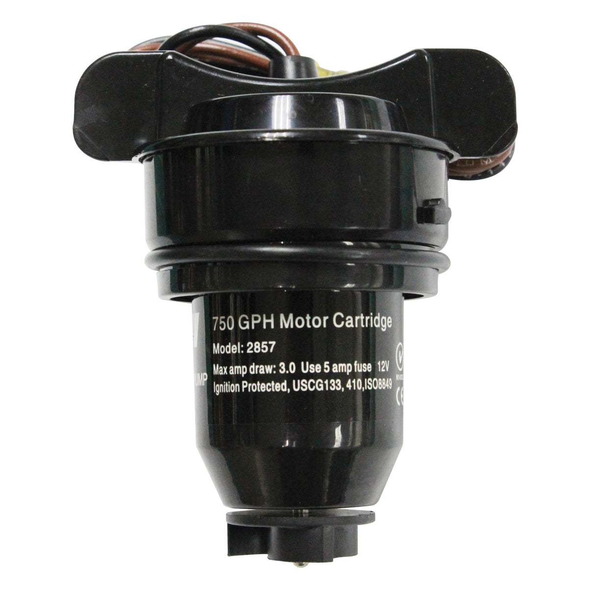 Johnson Pump 28572 front view showing cartridge for easy replacement and reliable fit