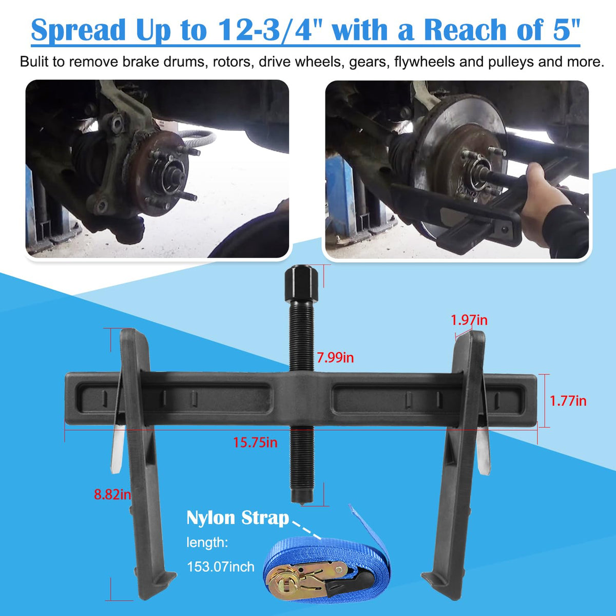 johntruck 6980 jaw detail highlighting adjustable arms for gripping various parts