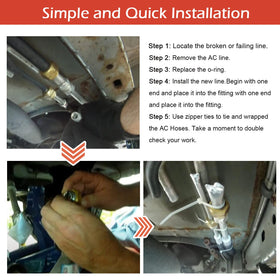 johntruck included nuts spacers studs and zip ties organized for quick install