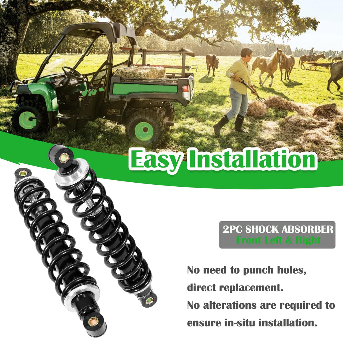 johntruck shock mounting eye detail for secure bolt-on installation