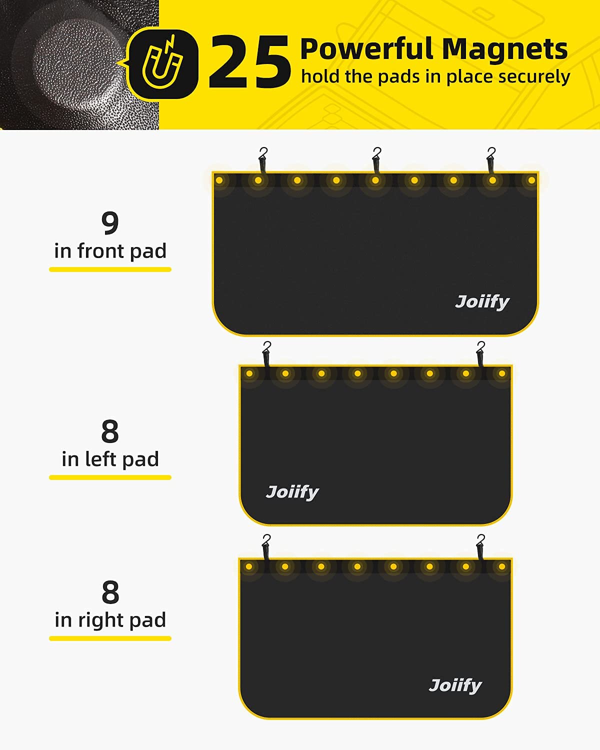 Joiify cover in use by mechanic protecting paint and tools