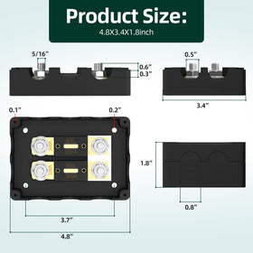 Joinfworld ANL fuse holder with top removed showing fuse placements and removable plates