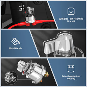 Joinfworld knob showing On/Off positions for straightforward operation and safe isolation