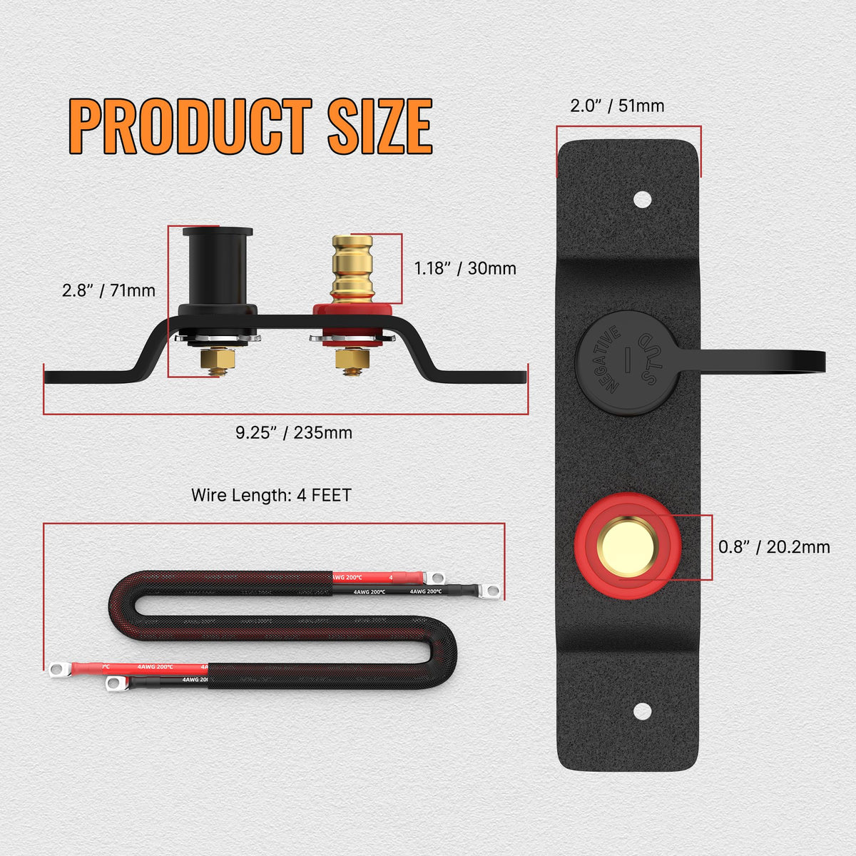 Joinfworld close-up of mounting bracket demonstrating secure bracket installation benefit