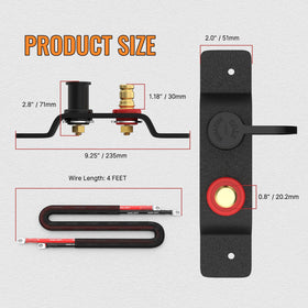 Joinfworld close-up of mounting bracket demonstrating secure bracket installation benefit