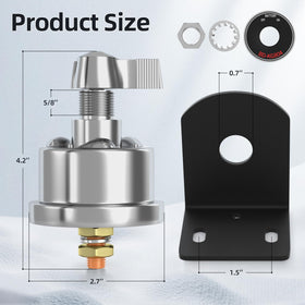 Joinfworld side post mounting bracket installed for quick secure fit and easier installation