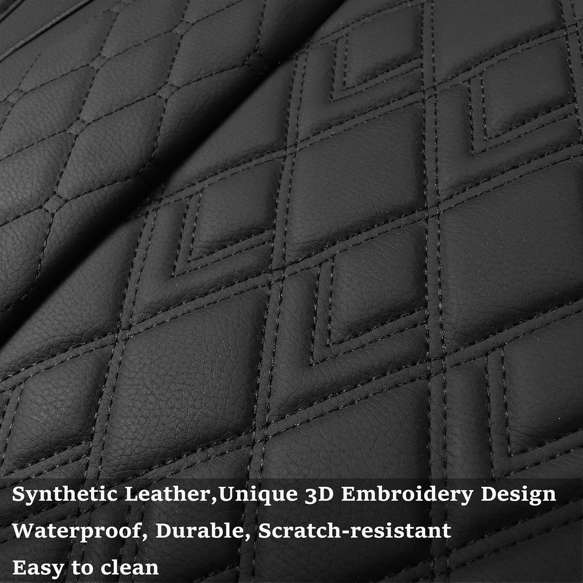 JOJOBAY detailed shot of 3D embroidery adding premium look and enhanced wear resistance