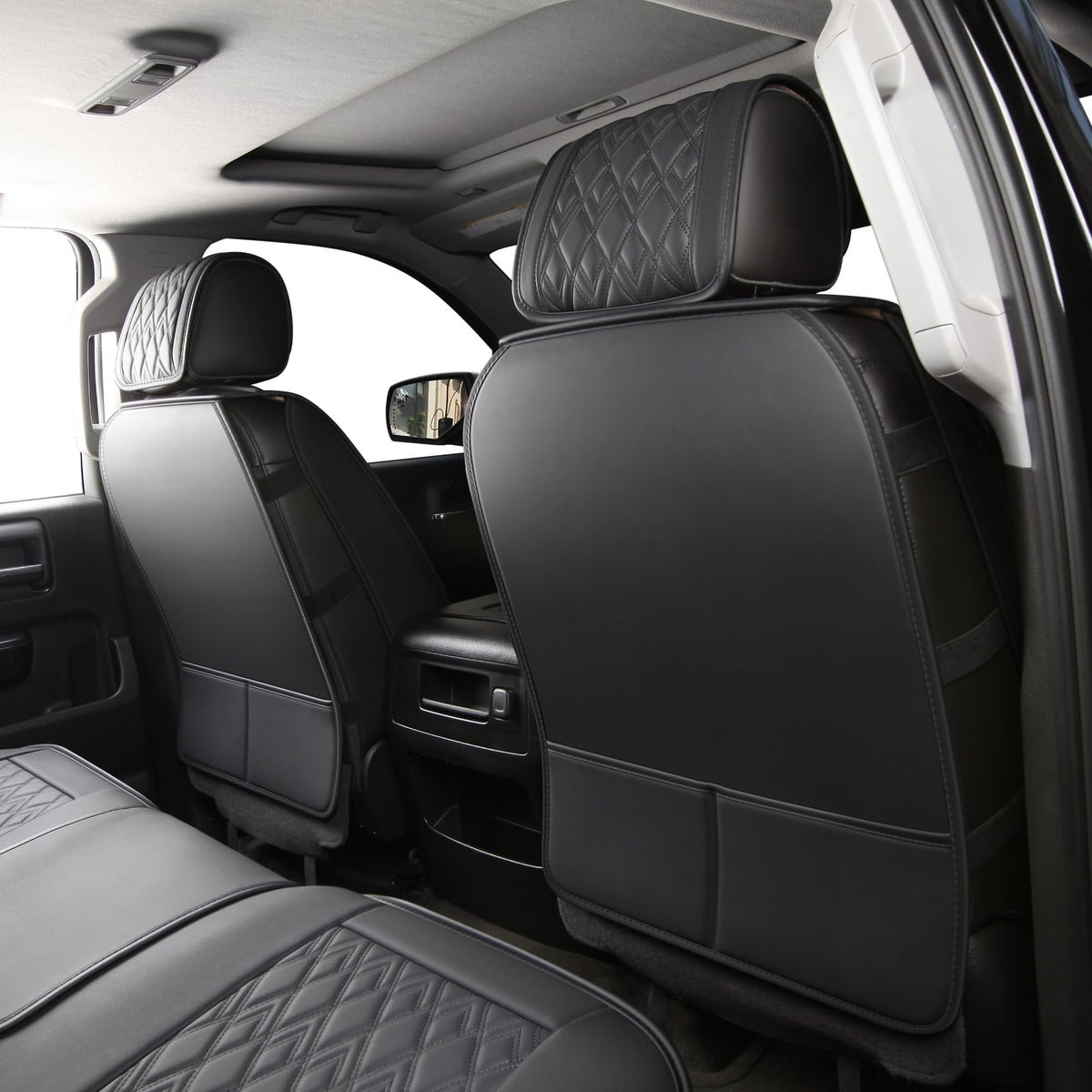 JOJOBAY side view installed in a truck interior demonstrating custom fit
