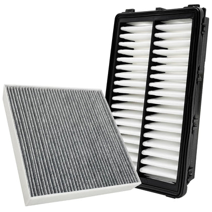 JOJOMARK front packaging showing both cabin and engine filters and fitment benefit