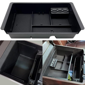 JOJOMARK front view of center console tray showing clean fit and organized storage