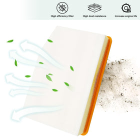 JOJOMARK cabin filter seated in glovebox housing showing straightforward replacement
