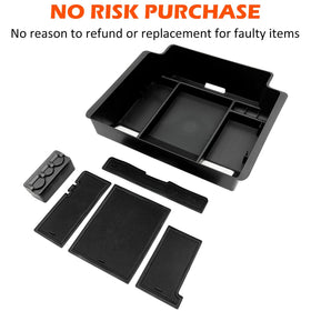 JOJOMARK tray next to phone showing scale and accessible storage benefit