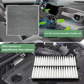 JOJOMARK filters beside ruler showing scale and accurate OEM sizing benefit