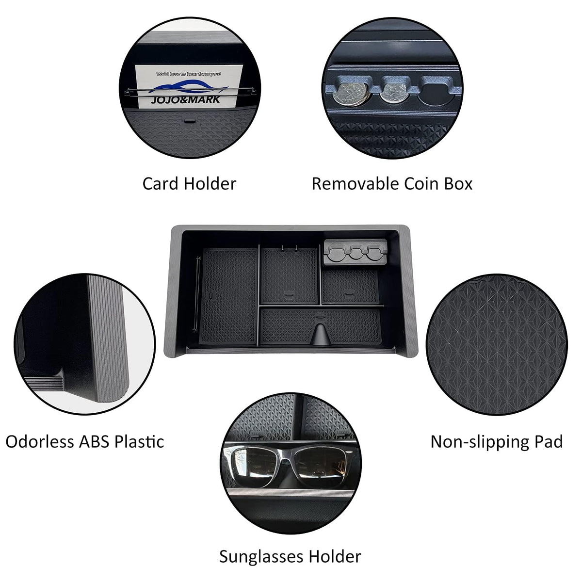 JOJOMARK matte ABS surface detail resisting scratches and visible wear