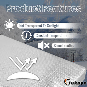 Jokuye product label highlighting 1-year warranty and feature list
