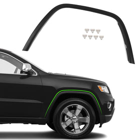 JOLONG front right fender flare front view showing accurate OE fit and protection