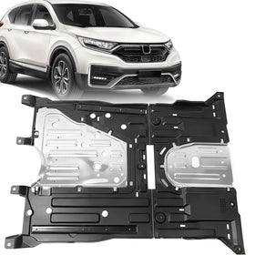 JOLONG front shield front view showing full aluminum panel protecting engine