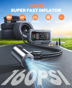 Joltekon smart display and controls clear readout for precise inflation