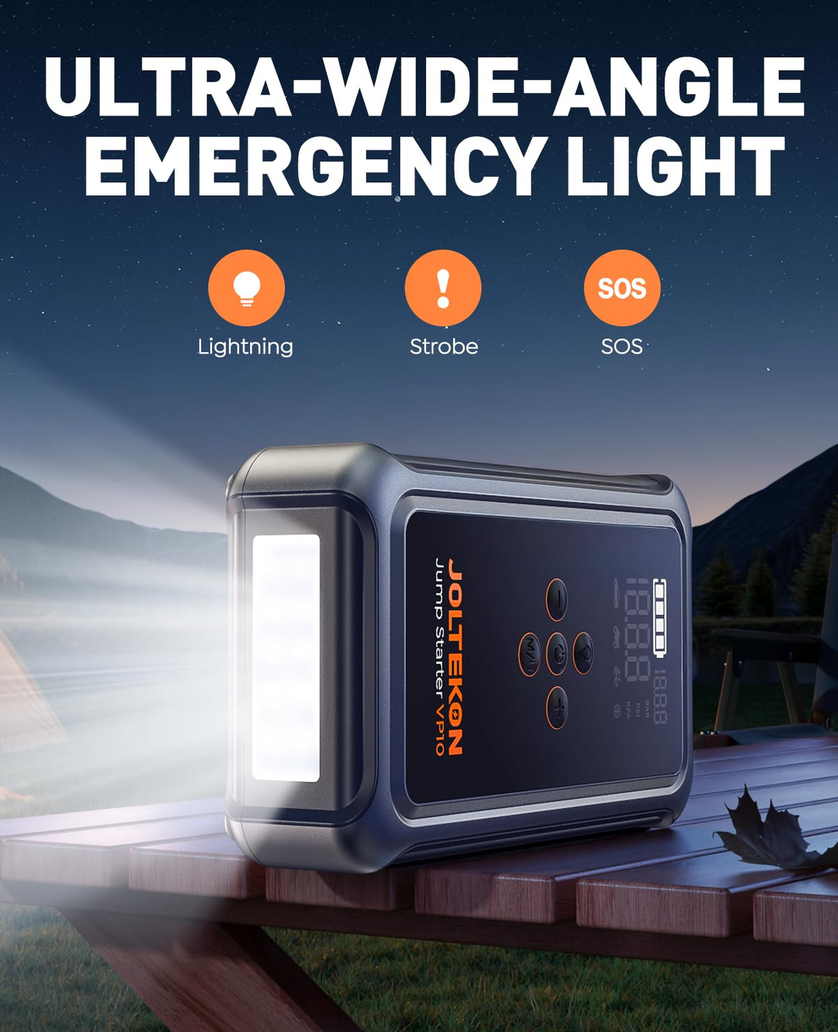 Joltekon sunlight-readable display and three-mode LED, clear status and visibility advantage