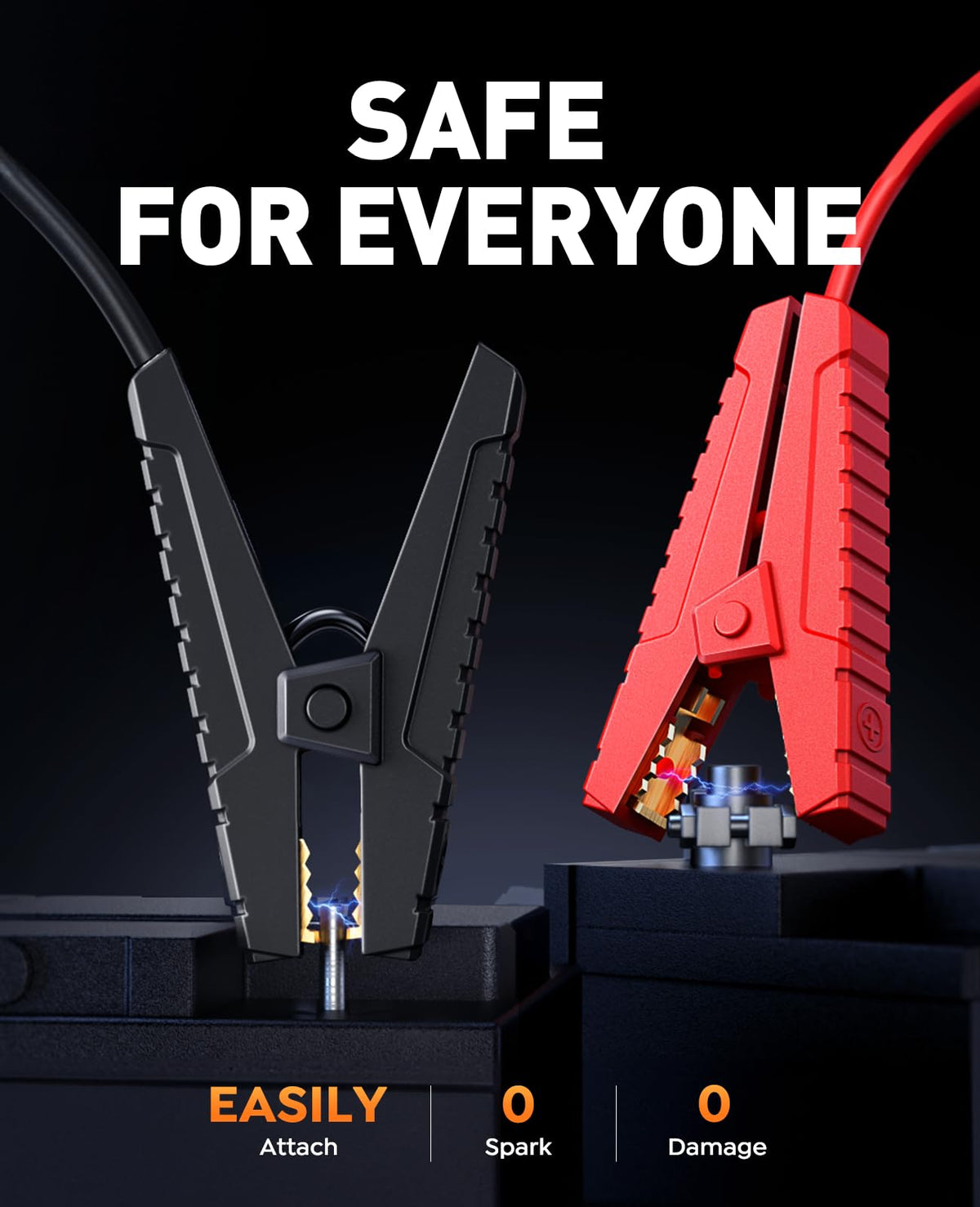 Joltekon next to a smartphone showing pocketable size, portable power and convenience