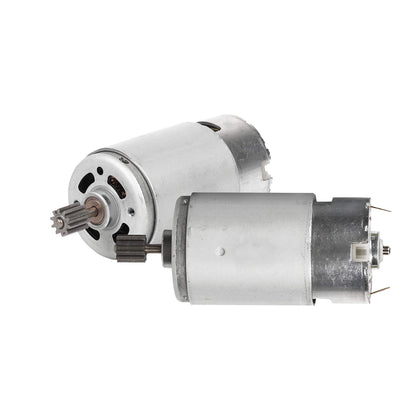 JONATURE 12V gearbox motor front view showing pinion and mounting, restores balanced drive