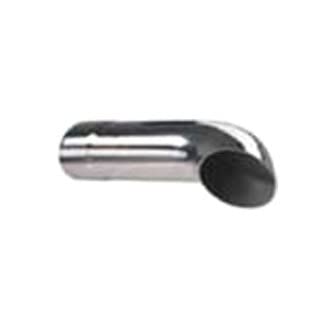 Jones Exhaust JTD112 close-up of chrome surface and weld seam detail, highlighting corrosion resistance