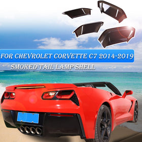 JONKOKO lens installed on Corvette showing clean fit and easy adhesive application benefit