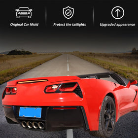 JONKOKO side profile on Corvette C7 demonstrating exact contour matching and visual upgrade
