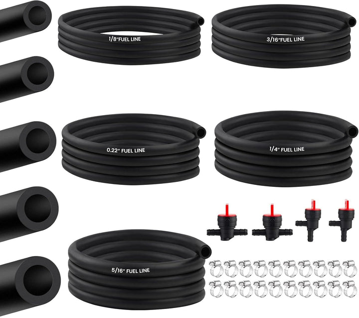 Joozur front packaging showing full fuel line kit and included accessories