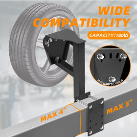 Joroamp mounted on a boat trailer illustrating convenient spare storage while towing