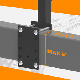 Joroamp scale comparison with ruler showing compact footprint and practical dimensions