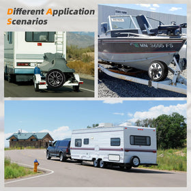 Joroamp spare tire mounted and ready to tow providing confidence and on-road peace of mind