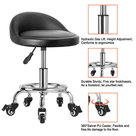 JOSTZHXIN five-wheel base and rubber casters for smooth, floor-safe rolling