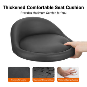 JOSTZHXIN seat close-up showing PU leather texture and easy-clean benefit
