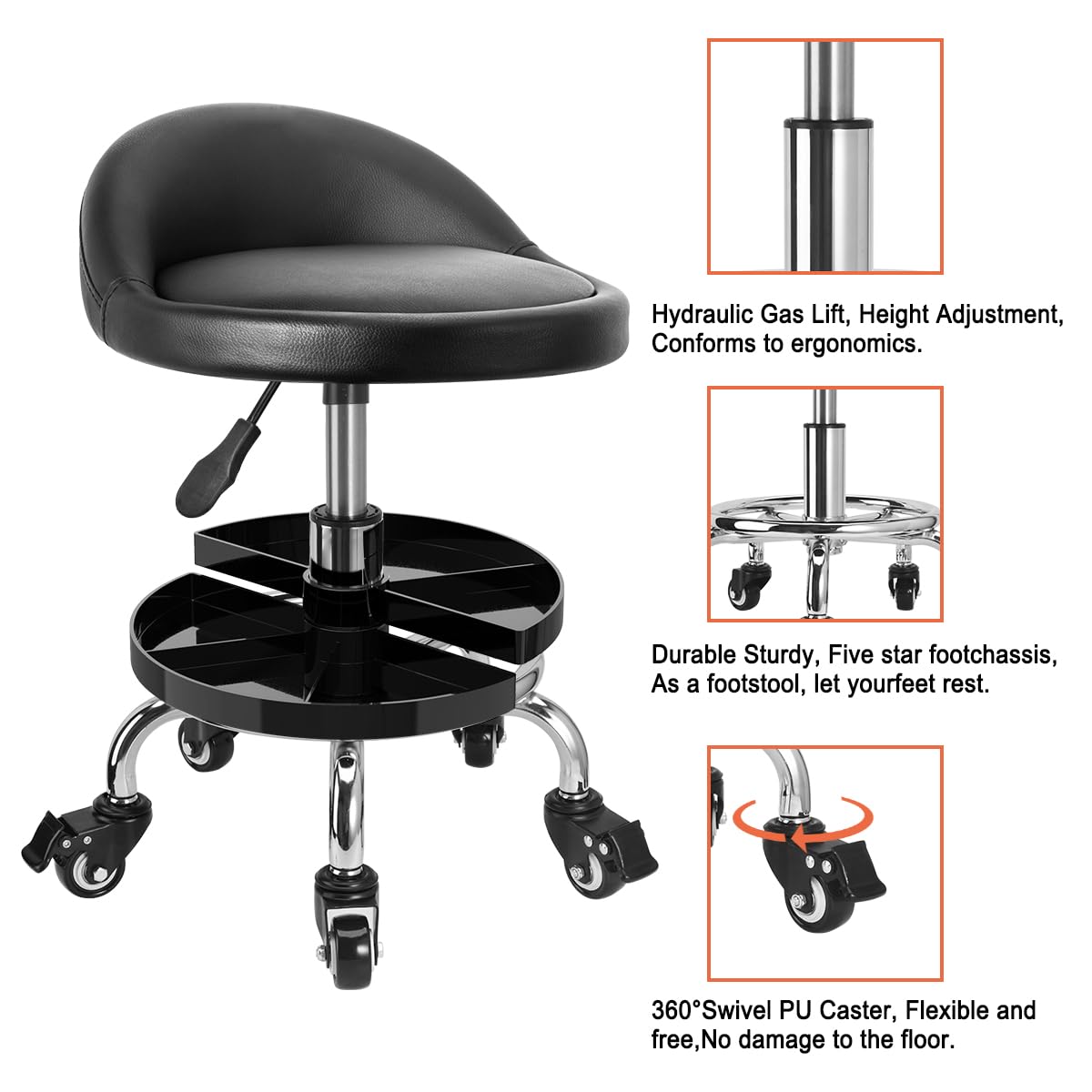 JOSTZHXIN close-up of PU seat cushion offering durable comfort and easy cleaning