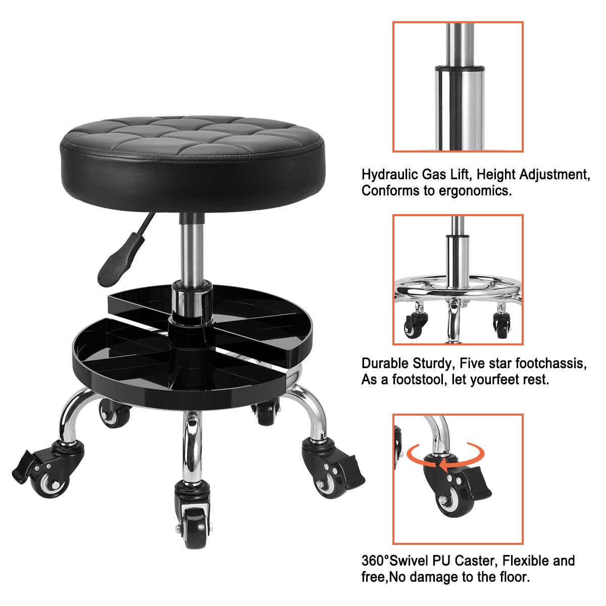 JOSTZHXIN detachable storage trays filled with small tools, keeps parts organized