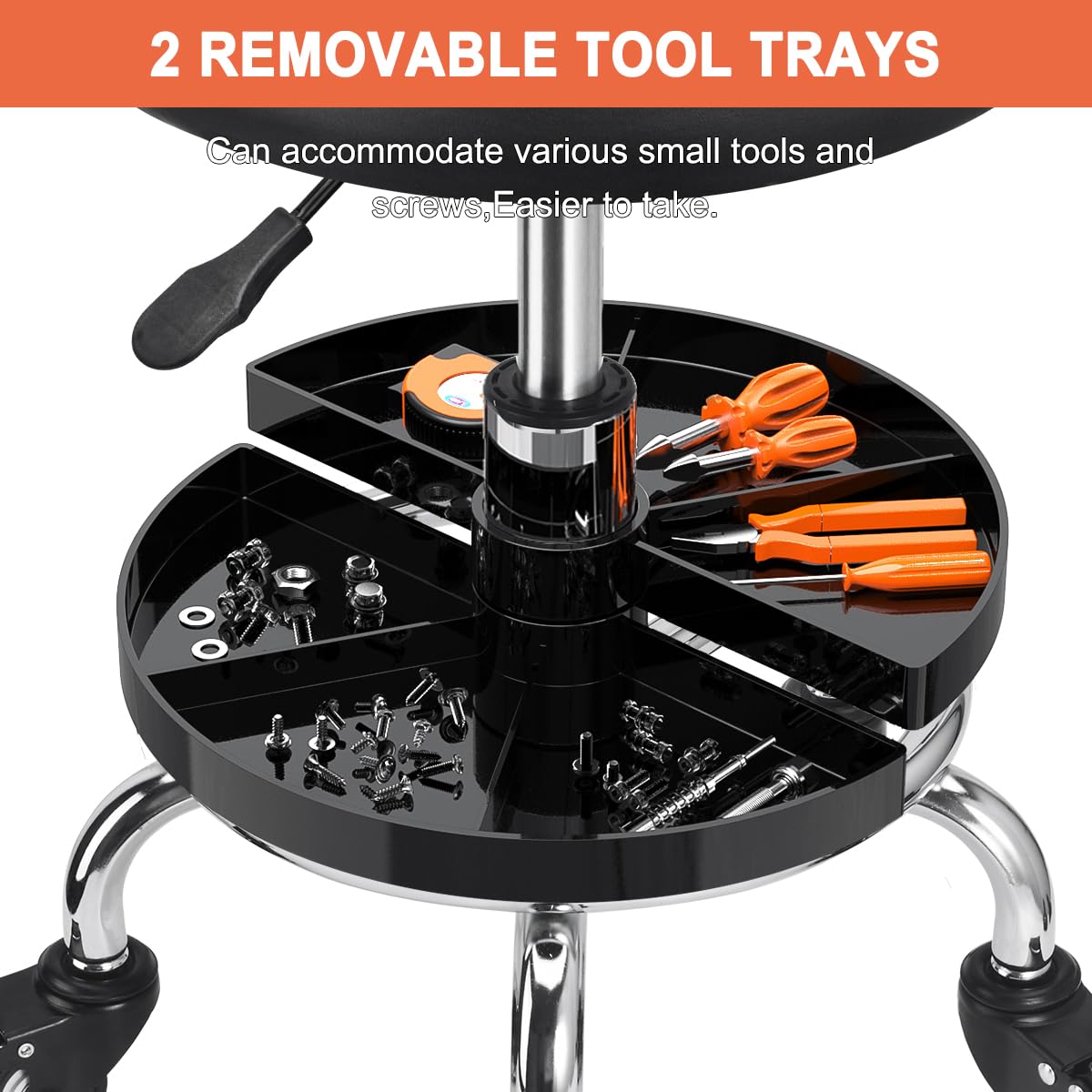 JOSTZHXIN removable under-seat storage trays organizing small tools efficiently