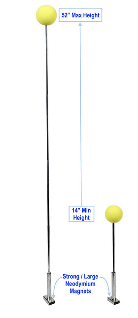 JOUNJIP beside hitch ball showing size for accurate alignment reference