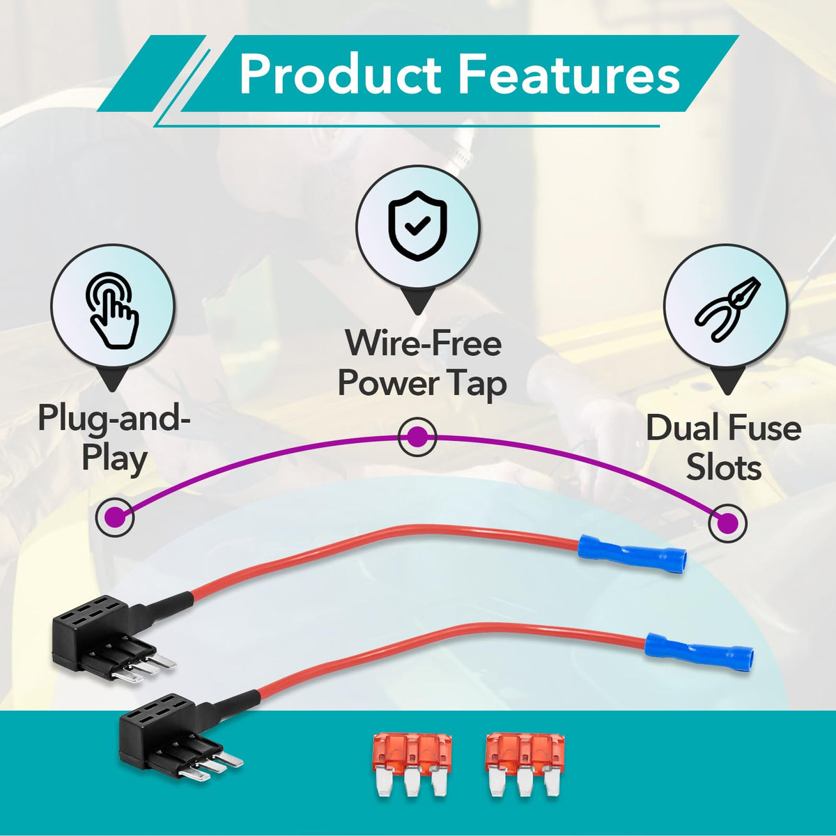 Joworthy powering a USB charger to show accessory compatibility and convenience