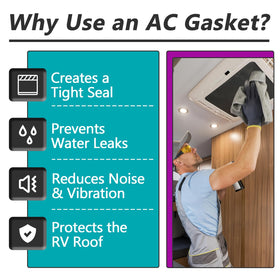 Edge profile of Joworthy gasket showing thickness and compression resistance benefit