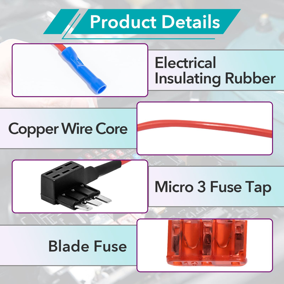 Joworthy installed in vehicle fuse box demonstrating easy plug-and-play benefit