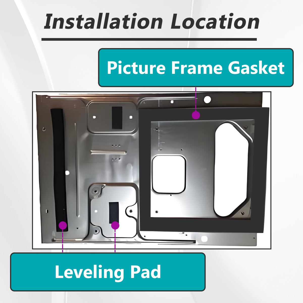 Interior view of RV with Joworthy gasket-installed AC implying reduced vibration and noise benefit