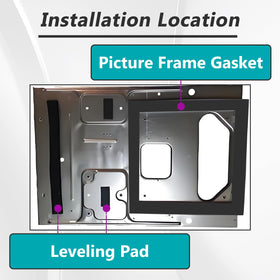 Interior view of RV with Joworthy gasket-installed AC implying reduced vibration and noise benefit