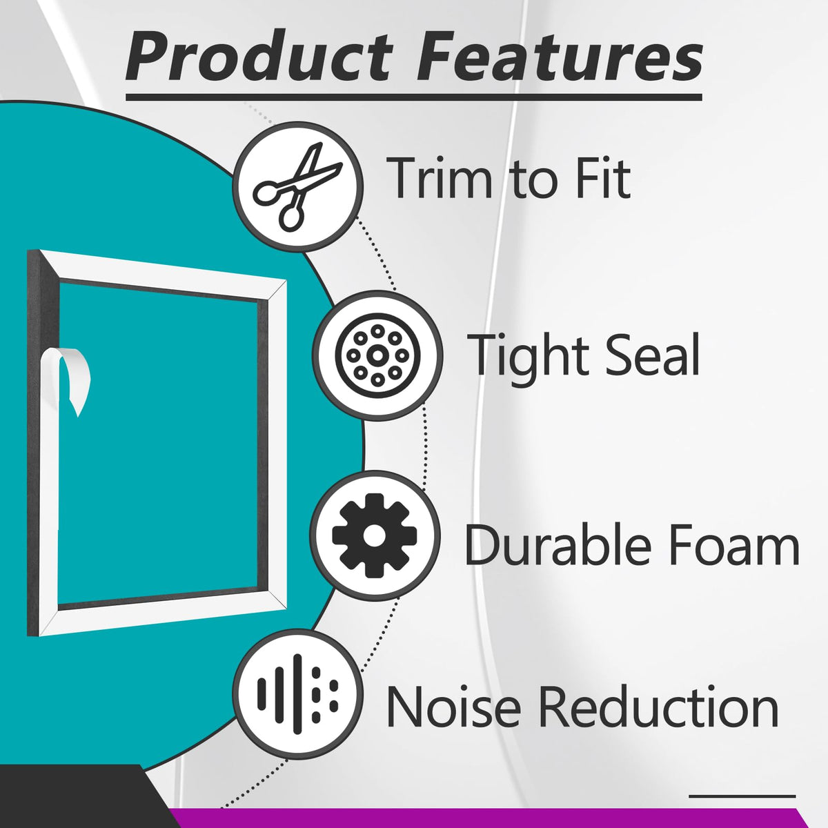 Joworthy gasket beside ruler illustrating 14x14 size for accurate fit benefit