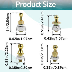 Joworthy detail of threaded lever stud demonstrating secure, vibration-resistant fit