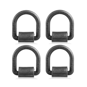 JOYOKYOPK front view of four D-rings showing compact pack and strength