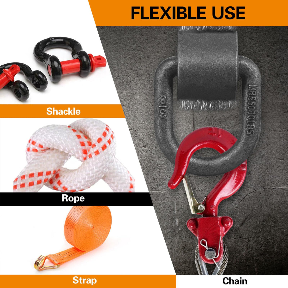 JOYOKYOPK trailer with cargo strapped to D-rings demonstrating organized secure transport
