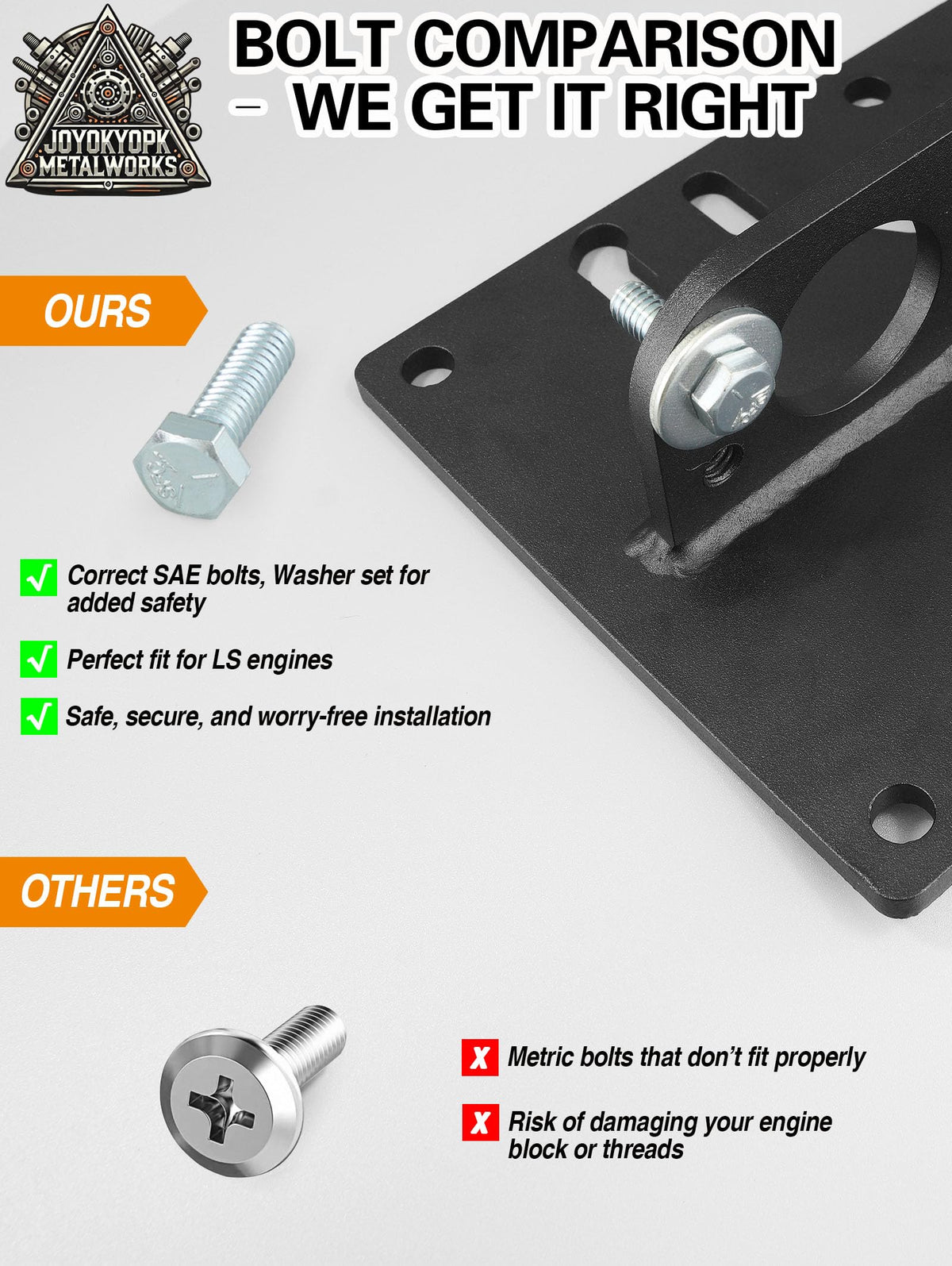 Generic JOYOKYOPK side profile focusing on plate thickness that resists flex under load