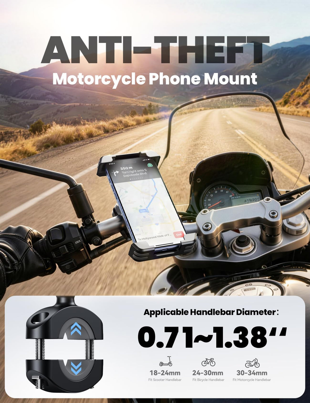 JOYROOM demonstration of 360° rotation showing perfect navigation angle benefit