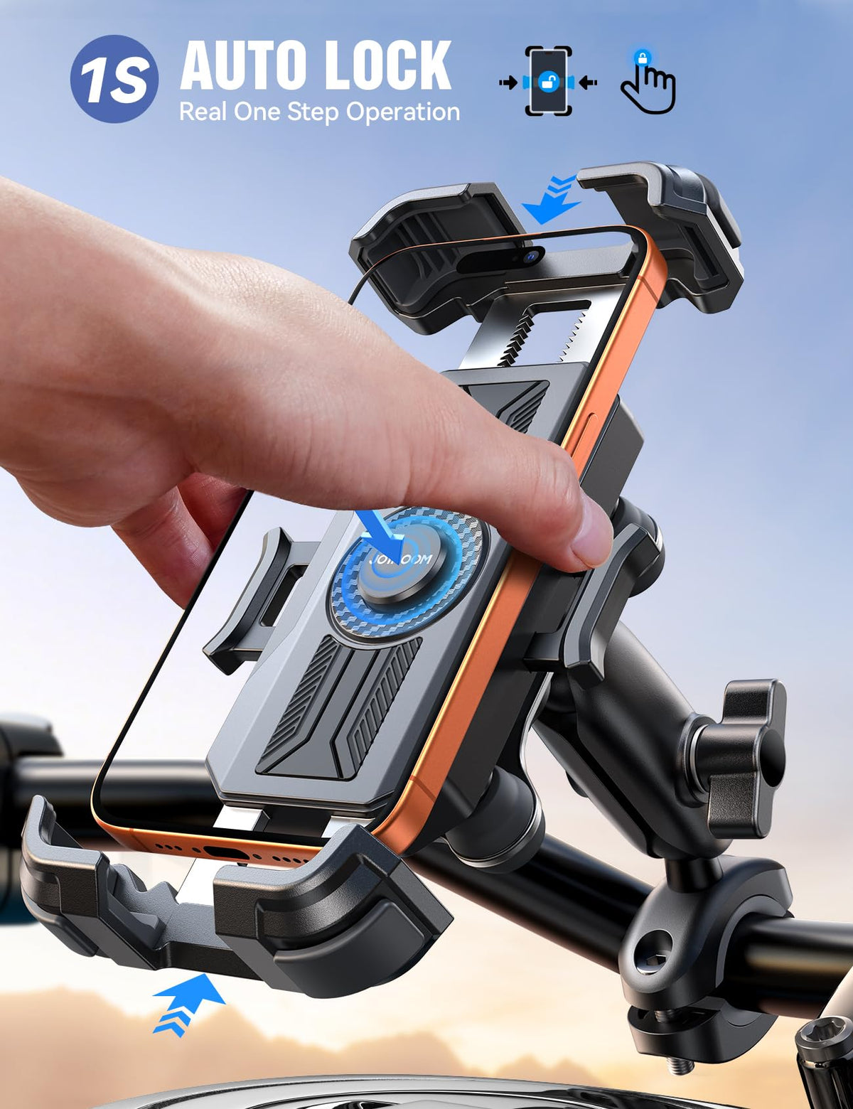 JOYROOM rotating ball head angled for optimal sightlines and flexible viewing positions